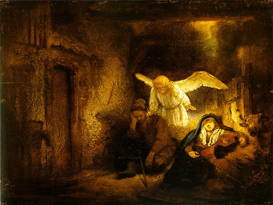 Joseph's Dream. Rembrandt. 1645-46. 