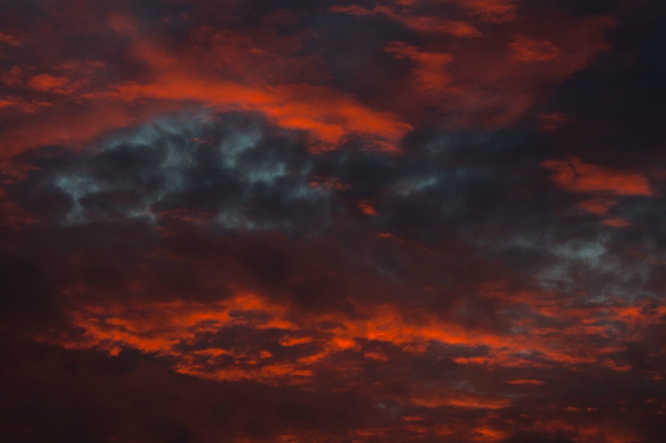 red-sky-and-dark-clouds